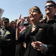Illustration for article titled Sarah Palin Stares Into A Crowd Of Anti-Obama Signs And Sees Our Potential For Greatness